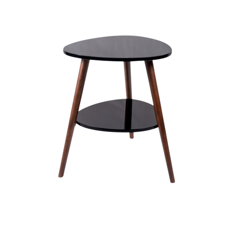 Mesa Lateral Triangulo Dupl Palito - Preto