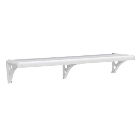 Prateleira Decorativa com Suporte 40CMX20CM Branco