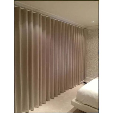 Cortina Blackout com Voal 6,00 x 2,50 Palha