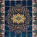 Ver imagem 3 de Tapete Persa Iraniano Azul Ideal para Hall de Entrada e Quarto 0,50x0,85cm