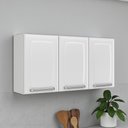 Ver imagem 1 de Armário de Cozinha em Aço 3 Portas 102cm Luce Itatiaia Branco