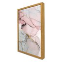 Ver imagem 3 de Quadro Decorativo Abstrato Mármore Lux em Moldura Caixa Tacolado Moldura Trad 1cm Madeira Escura sem