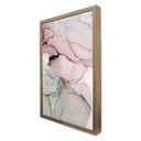 Ver imagem 4 de Quadro Decorativo Abstrato Mármore Lux em Moldura Caixa Tacolado Moldura Trad 1cm Madeira Escura sem