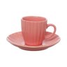 Jg Xicara Cafe Ceramica Bella Rosa 90ml C/04 (9004061) - 1