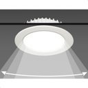 Ver imagem 5 de Kit 4 Plafon Painel Led Redondo Embutir 3w 7000k Lorben