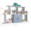 Ver imagem 3 de Nicho Retangular 2 Portas 230 Azul/Branco