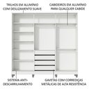 Ver imagem 3 de Guarda Roupa Infantil 100% Mdf Madesa Com Espelhos Branco