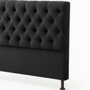 Ver imagem 3 de Cabeceira Cama Box Casal Queen Size 160cm Valentina Estofada Preto