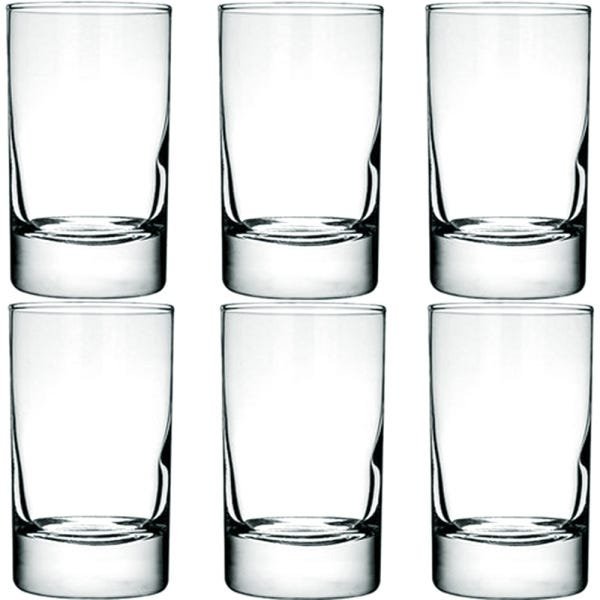 Jogo 6 Copos para Suco Atol 200 ml - Nadir Figueiredo - 2