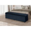 Ver imagem 2 de Calçadeira Baú 120 cm Suede Azul Marinho