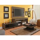 Ver imagem 1 de Sala de Estar Completa com Rack, Painel e Mesa de Centro Requinte Espresso Móveis