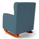 Ver imagem 5 de Poltrona de Amamentação e Descanso Zoe com Base Balanço Linho Denim - Desk Design