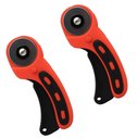 Ver imagem 1 de Kit 2 Estilete Rotativo com Lamina de 45mm com Gatilho 17cm