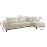 Sofá Cronos 03 Metros Chaise Lado Direito Meu Sofá Online - 3
