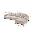 Ver imagem 6 de Sofá Cronos 03 Metros Chaise Lado Direito Meu Sofá Online