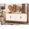 Buffet Aparador Organizador Sierra 4 Portas 172cm Edn:off/cedro - 2