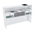 Ver imagem 1 de BALCÃO CAIXA DUPLO PARA ATENDIMENTO M316.B MUNDI MOVEIS