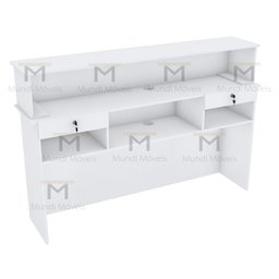 BALCÃO CAIXA DUPLO PARA ATENDIMENTO M316.B MUNDI MOVEIS - 4