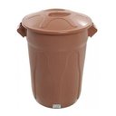 Ver imagem 4 de Cesto Plástico 40l Com Tampa (cr40):Verde