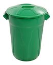 Ver imagem 5 de Cesto Plástico 40l Com Tampa (cr40):Verde