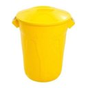 Ver imagem 6 de Cesto Plástico 40l Com Tampa (cr40):Verde