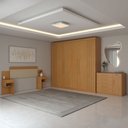 Ver imagem 5 de Quarto Completo Casal Aconchego 7 Portas 11 Gavetas Cinamomo - Panorama Móveis