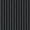 Papel de Parede Adesivo Madeira Ripado Preta Fina Gh Papel de Parede 2,8m - 3