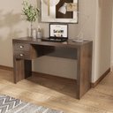 Ver imagem 4 de Mesa Escritório 2 Gavetas Me4123 Rustico - Tecnomobili