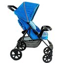 Ver imagem 5 de Carrinho de Bebê Passeio Galzerano Romano de 0 Meses até 15kg preto e Azul