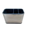 Porta Talheres Inox Organizacao Cozinha Moderno Design Resistente Facil Limpeza - 1