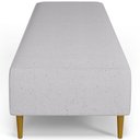Ver imagem 4 de Puff Decorativo Bali W01 Pés Palito 210x60cm Linho Cinza - Lyam Decor