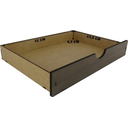 Ver imagem 4 de Suporte Monitor De Computador Com Gaveta Mdf Marrom Make Laser SPM