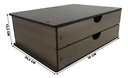 Ver imagem 3 de Suporte Monitor De Computador Com Gaveta Mdf Marrom Make Laser SPM