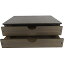 Ver imagem 2 de Suporte Monitor De Computador Com Gaveta Mdf Marrom Make Laser SPM