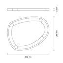Ver imagem 3 de Bandeja Organica Churrasco Tramontina Média em Madeira Teca Fsc Óleo Mineral 37x29,8