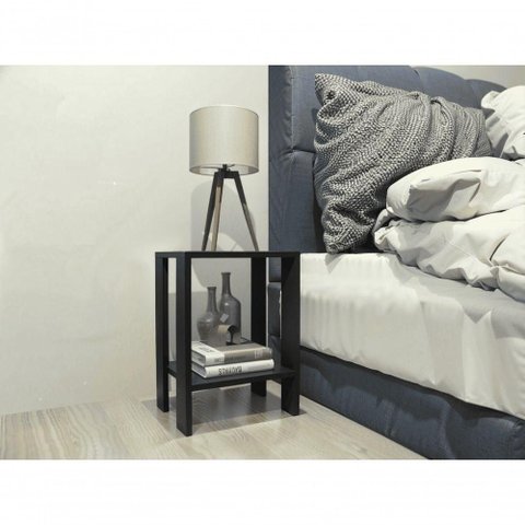 Mesa de Cabeceira Mesa de Apoio Mesa Auxiliar Mesa Lateral Preto