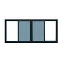 Ver imagem 3 de Janela Correr com Tela Mosquiteira 1,50x1,00m Vidro Temperado 6mm Fábrica do Alumínio