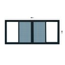 Ver imagem 4 de Janela Correr com Tela Mosquiteira 1,50x1,00m Vidro Temperado 6mm Fábrica do Alumínio
