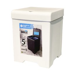Lixeira de Pia Smile 5,4L - Stolf - 1