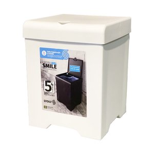 Lixeira de Pia Smile 5,4L - Stolf