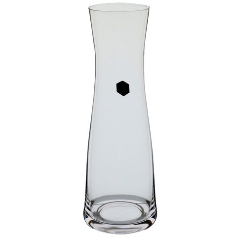 Jarra de Vidro 1,2L Transparente 27x9x9cm Água Suco Chá Bebidas Mesa Detox