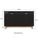 Ver imagem 3 de Cômoda para Quarto Infantil 10 Gavetas 100% Mdf Alice