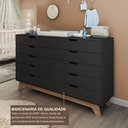 Ver imagem 5 de Cômoda para Quarto Infantil 10 Gavetas 100% Mdf Alice