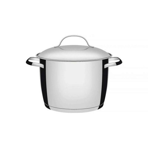 Caldeirão Tramontina Allegra em Aço Inox com Fundo Triplo 22 Cm 5,5 L Tramontina