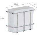 Ver imagem 3 de Kit 6 Porta Guardanapos Aramado Cromado Pequeno Buffet Mesa