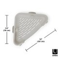 Ver imagem 6 de FLEX - SUPORTE / PRATELEIRA DE CANTO COM VENTOSA CINZA