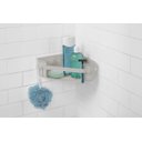 Ver imagem 4 de FLEX - SUPORTE / PRATELEIRA DE CANTO COM VENTOSA CINZA