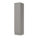 Ver imagem 3 de Paneleiro 50cm 100% MDF 01 Porta com 05 Prateleiras Cinza Americana