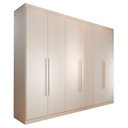 Ver imagem 3 de Guarda-roupa Casal Madalena 6 Portas 4 Gavetas 100% Mdf - Panorama Móveis
