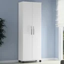 Ver imagem 1 de Armário Multiuso Napoles Lavanderia Branco 2 Portasmo